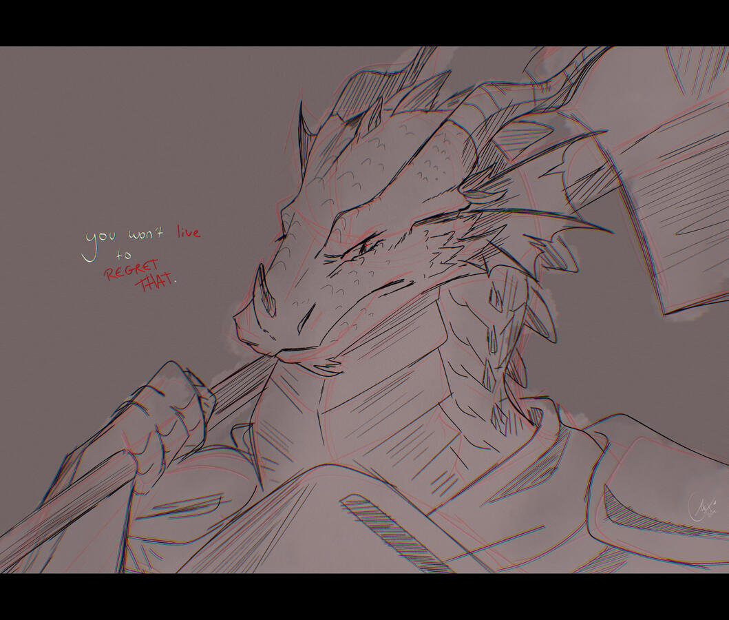 Gift Sketch for Tsunami